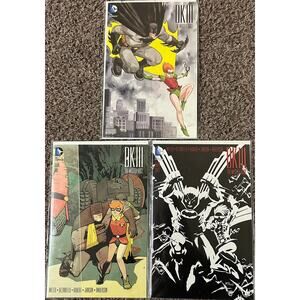 Dark Knight III The Master Race Book #1 -3 (2015 DC) Lot of 3 - 1 KEY ISSUE